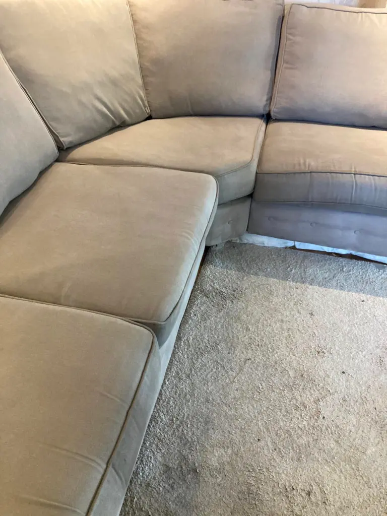 Upholestry cleaning service - sofa cleaned essex after