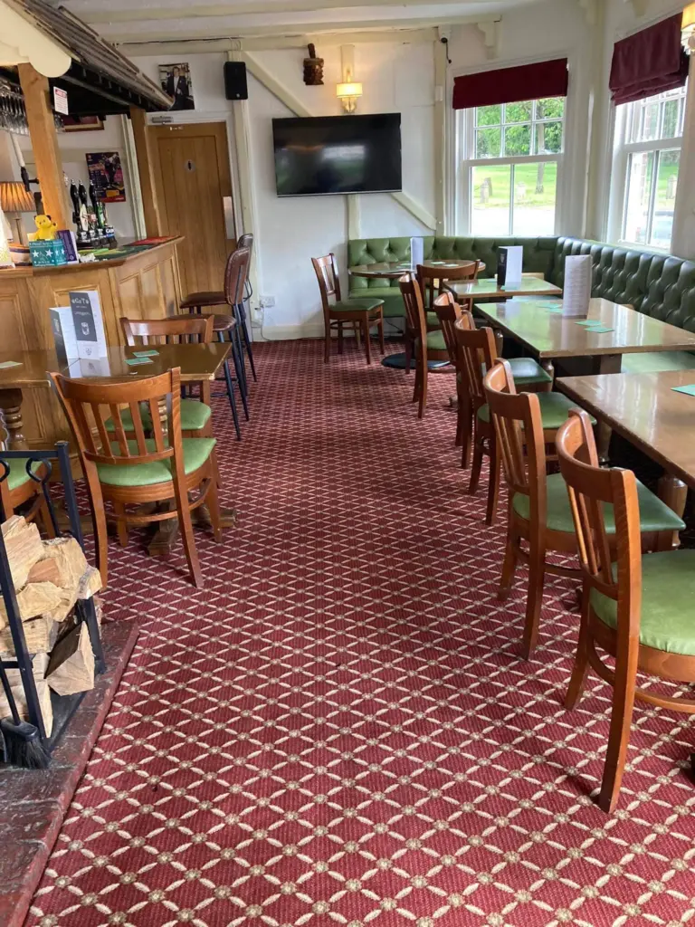 carpet cleaning service - a red carpet cleaned