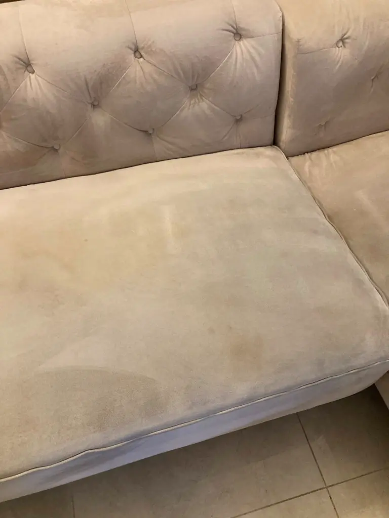 juice-stained-removed-velvet-sofa-cleaner-brentwood-essex