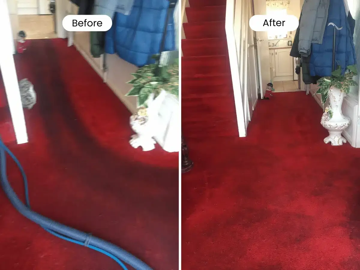 Home 4 stairs cleaning service essex before and after 1